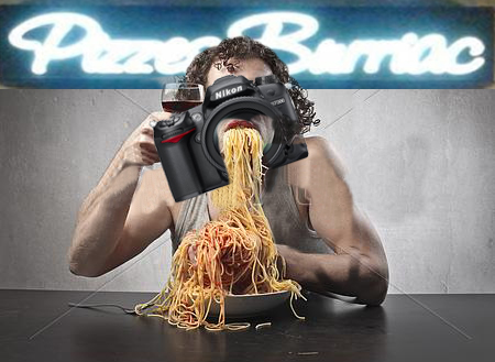 photographer spaghetti
